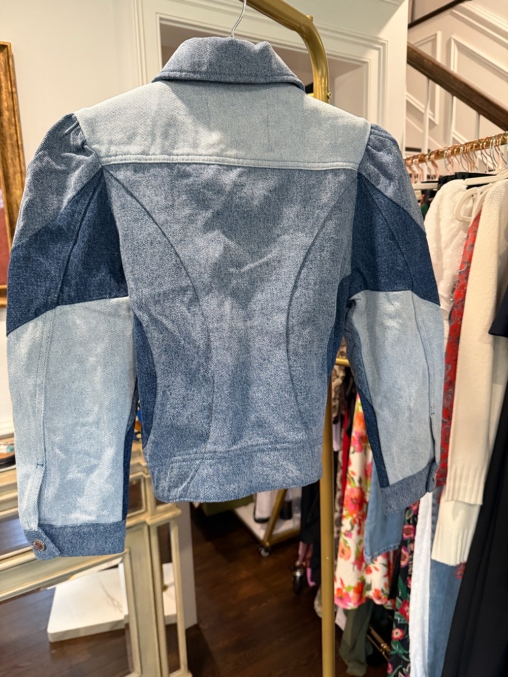 Retrofete Patchwork Denim Jacket - Picture 5 of 6
